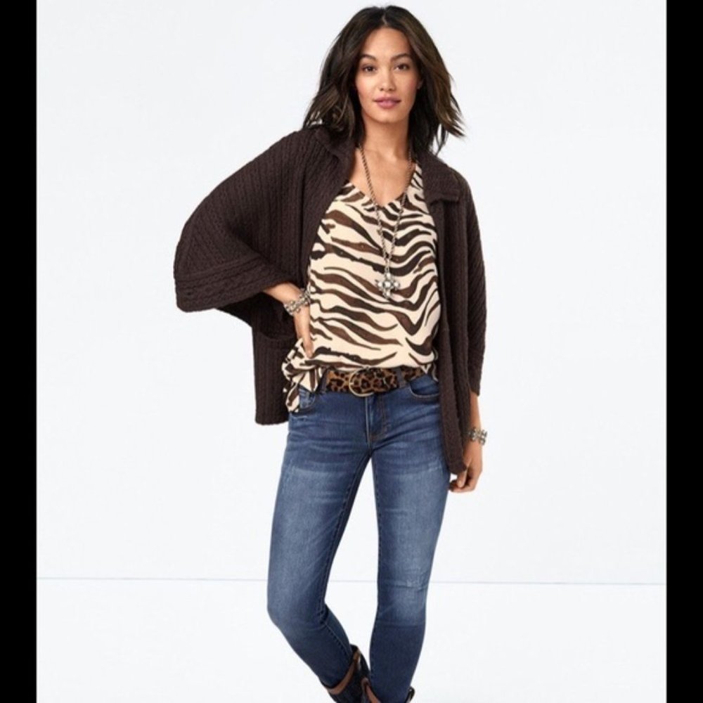 Cabi Cardigan Repose Cape Sweater #3702